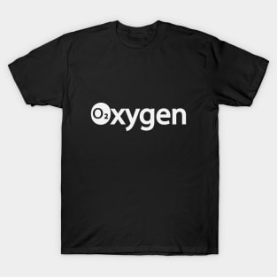 Oxygen O2 creative typography design T-Shirt